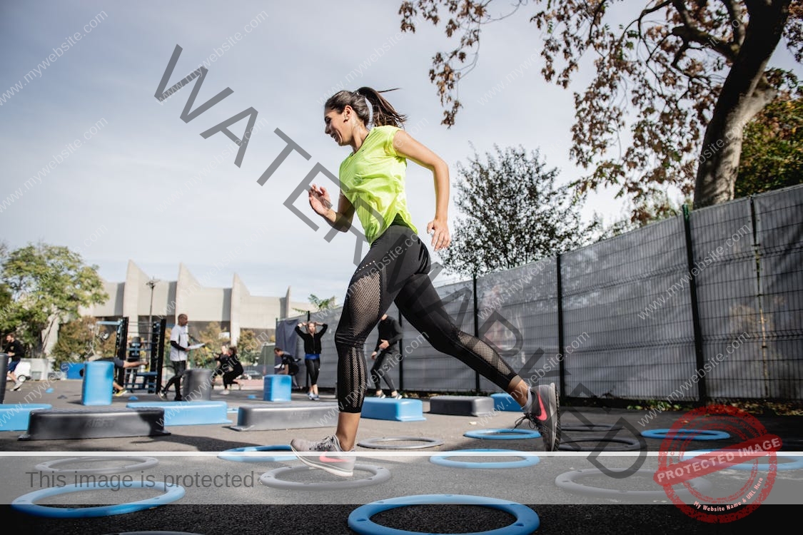 Outdoor fitness activities at Harvard University